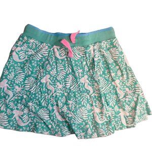 Mini Boden Turquoise & Green Mermaid Skort - Perfect for Active Play! 9/10